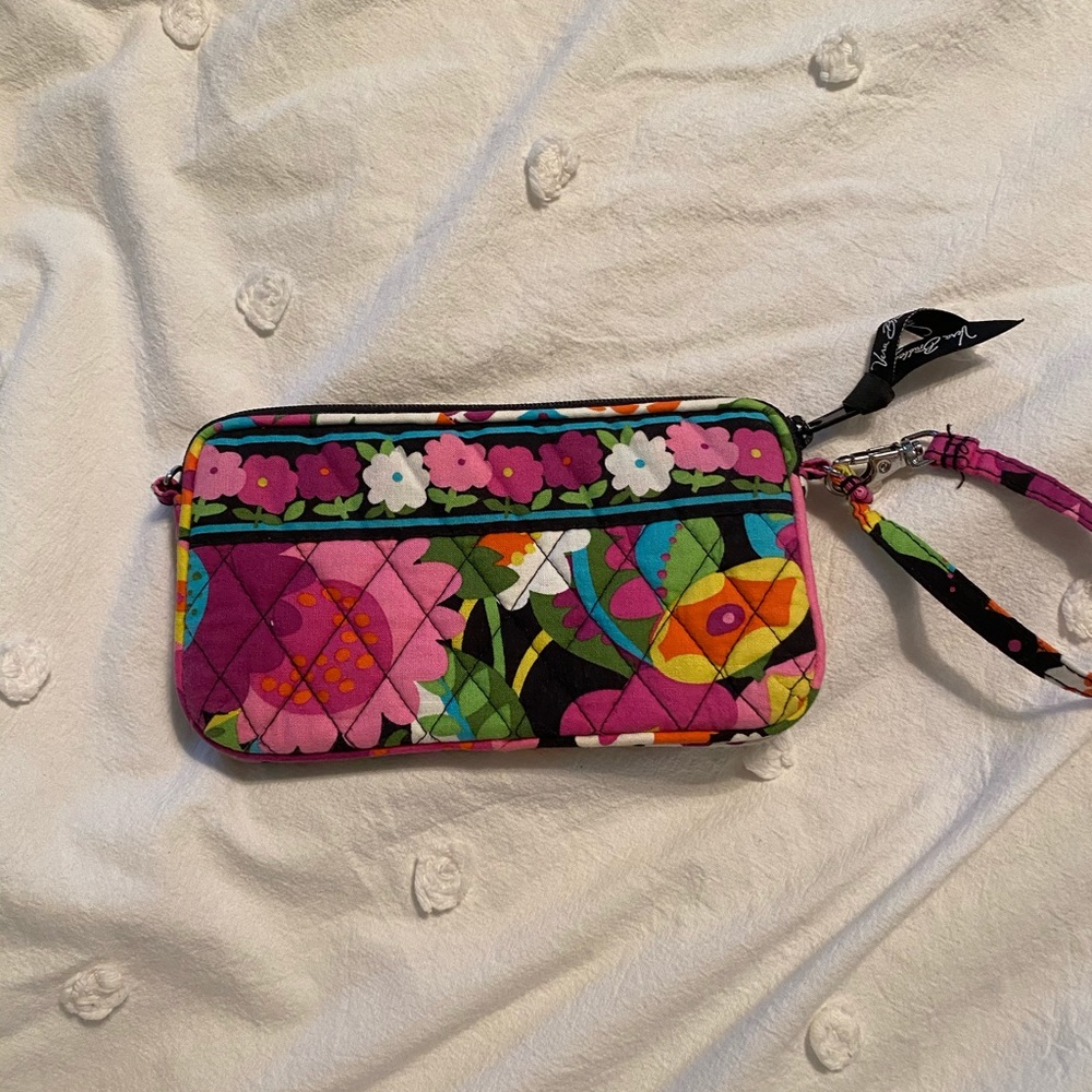 Vera Bradley floral wristlet